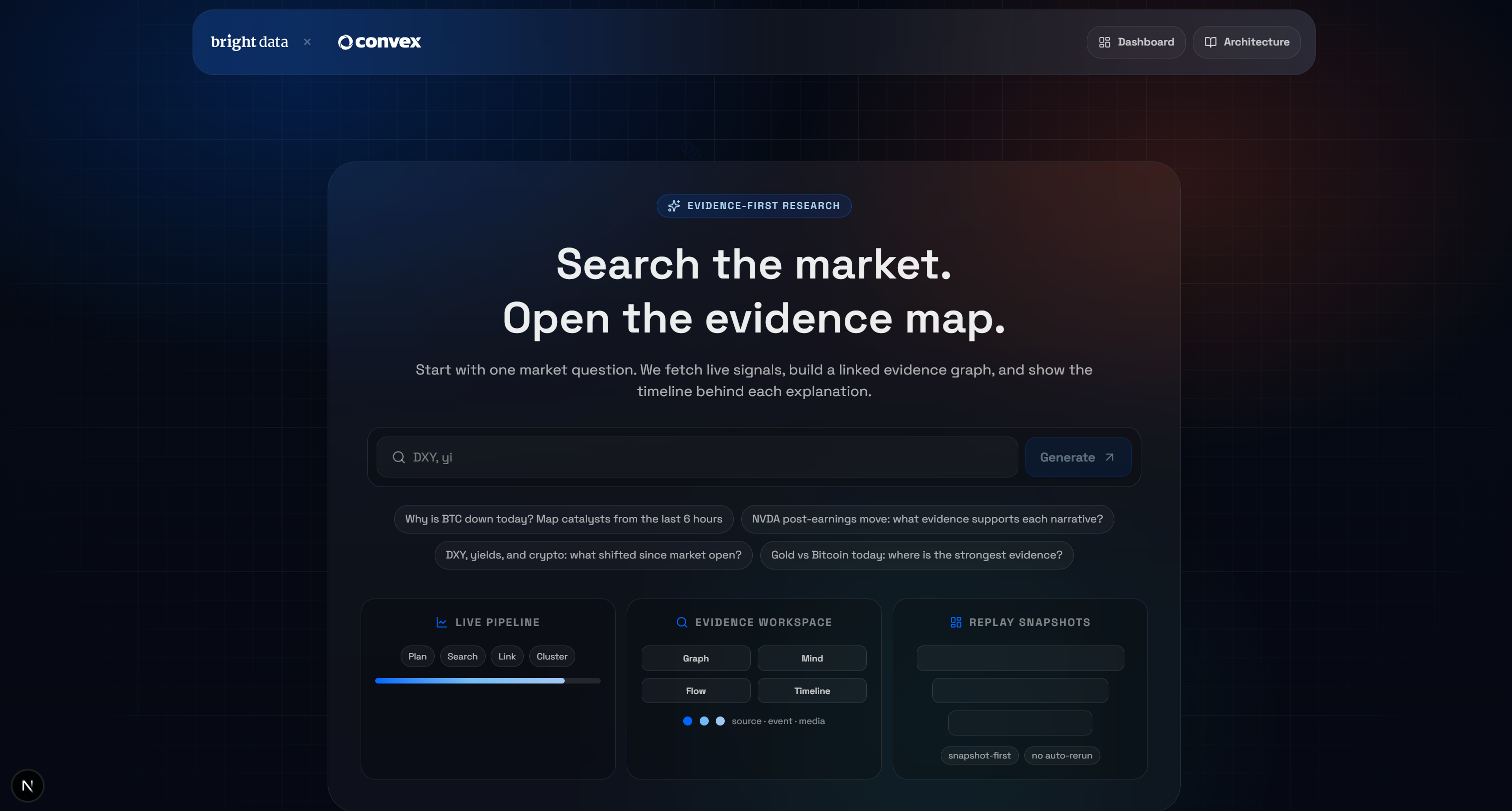本地 AI Market Research Terminal 应用