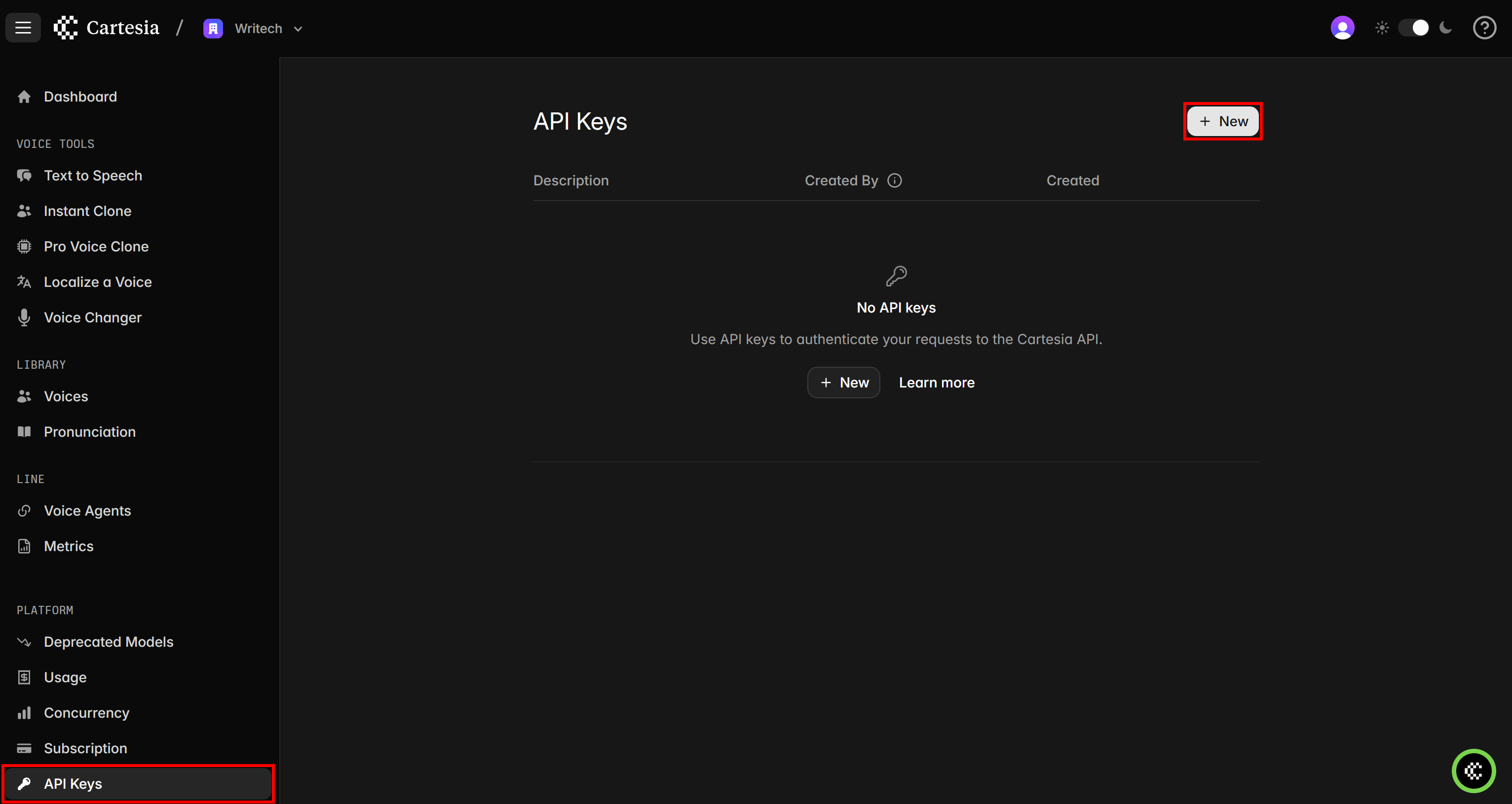 点击“New”按钮