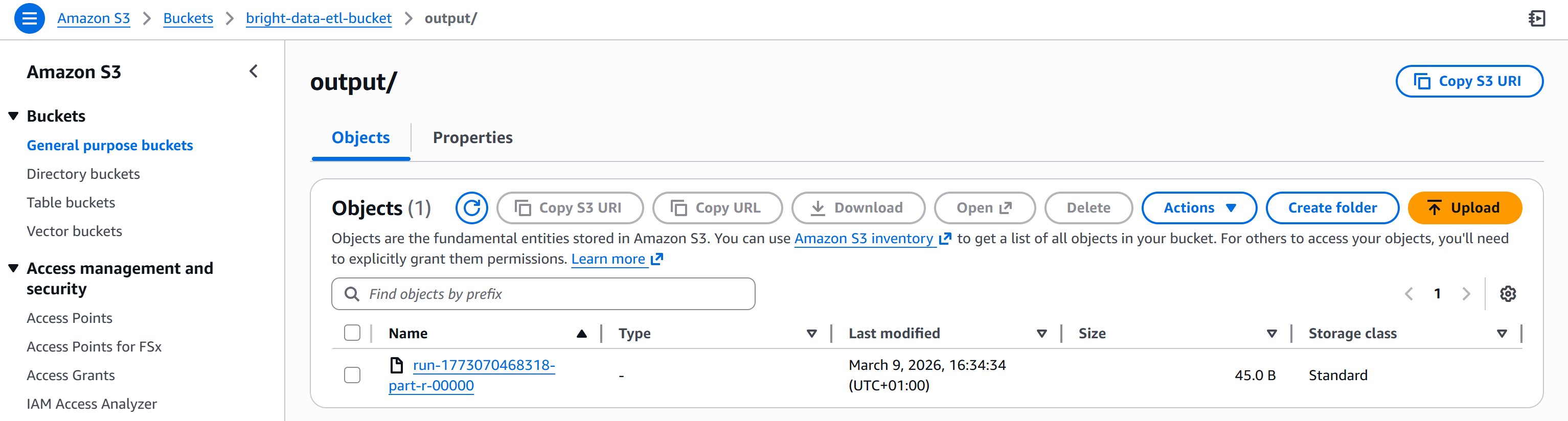 包含已生成过滤数据的 output 文件夹