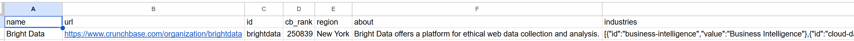 “company.csv” 输出文件