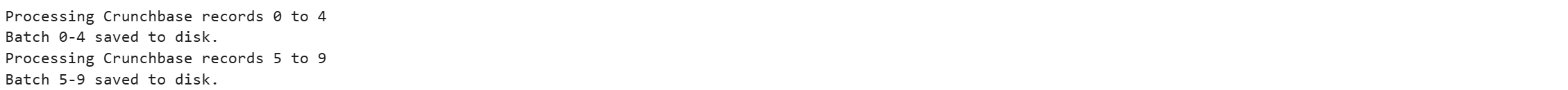 该单元格产生的（部分）输出