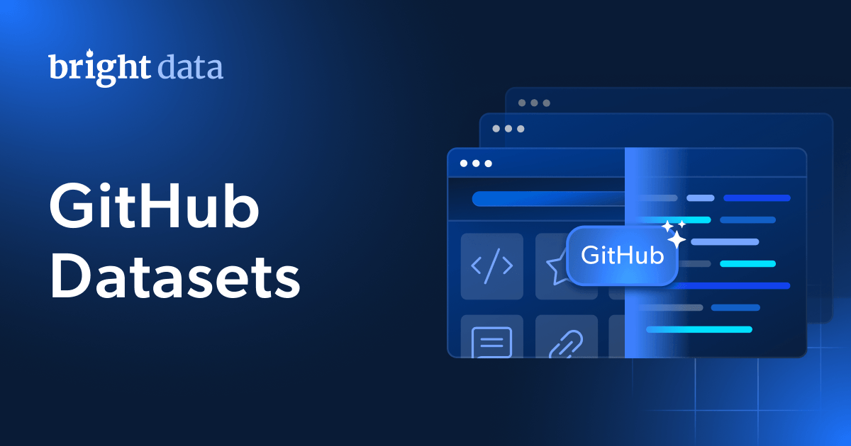 GitHub 数据集 - 超过 3.4M+ 条记录可用 - 获取免费数据样本
