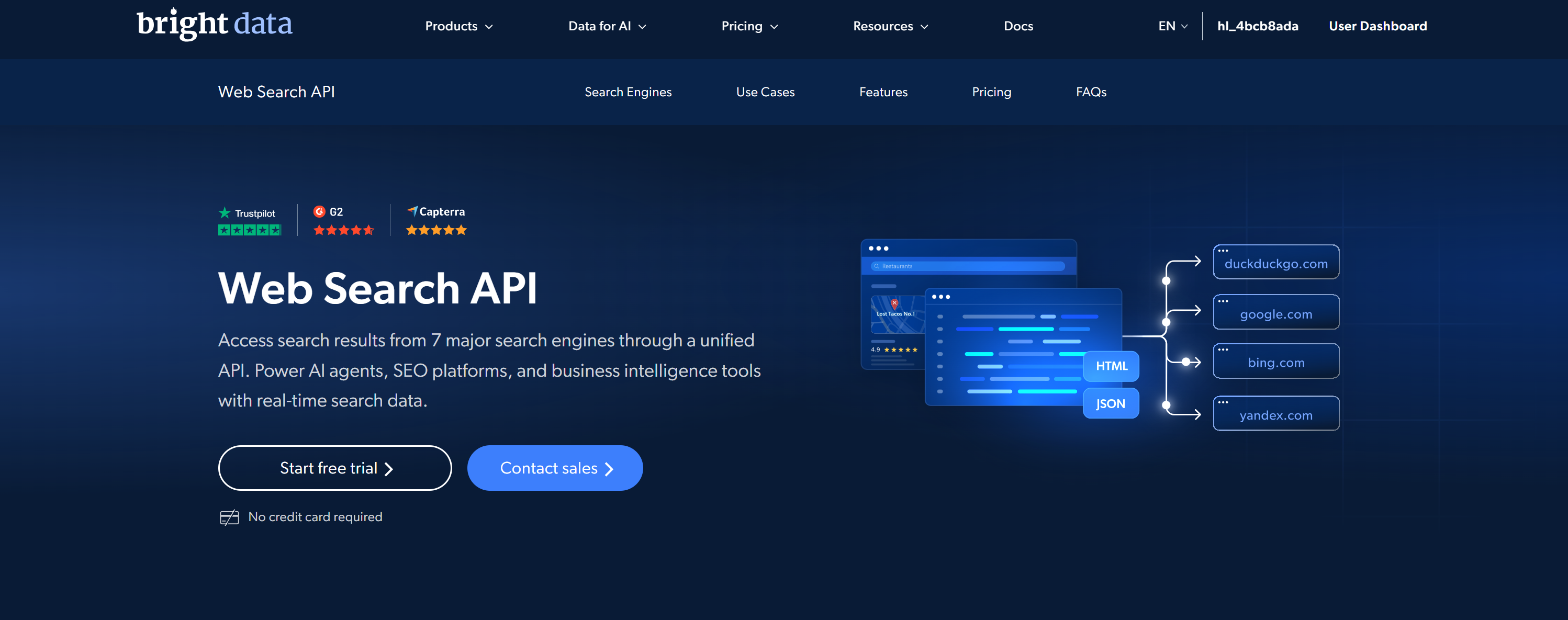 Bright Data 的 Web Search API