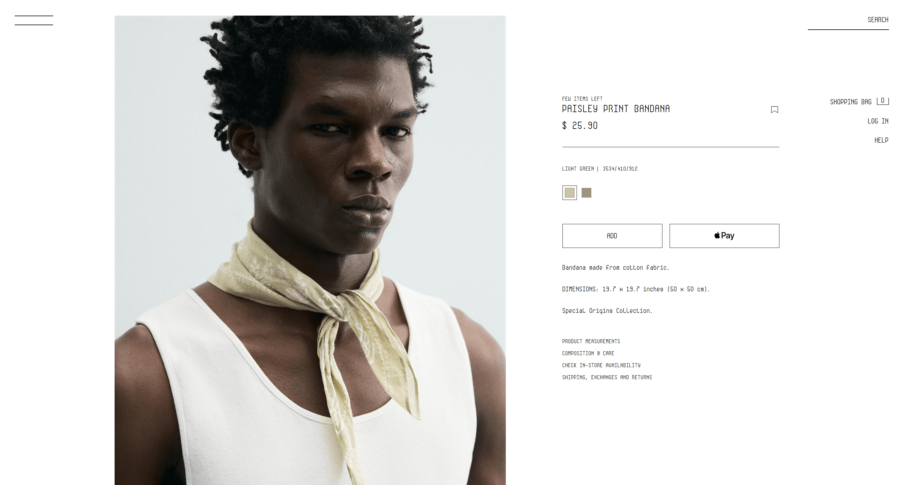 抓取目标 Zara 产品页面