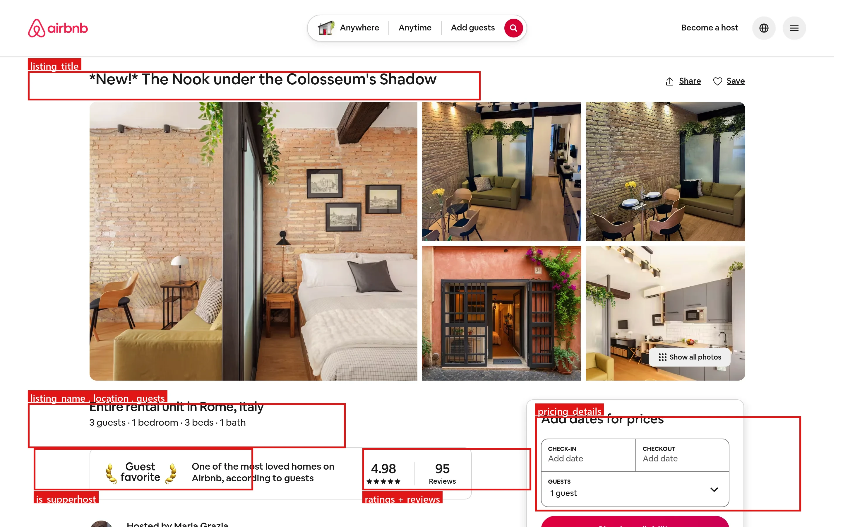 Airbnb 房源剖析：页面元素映射到你提取的字段