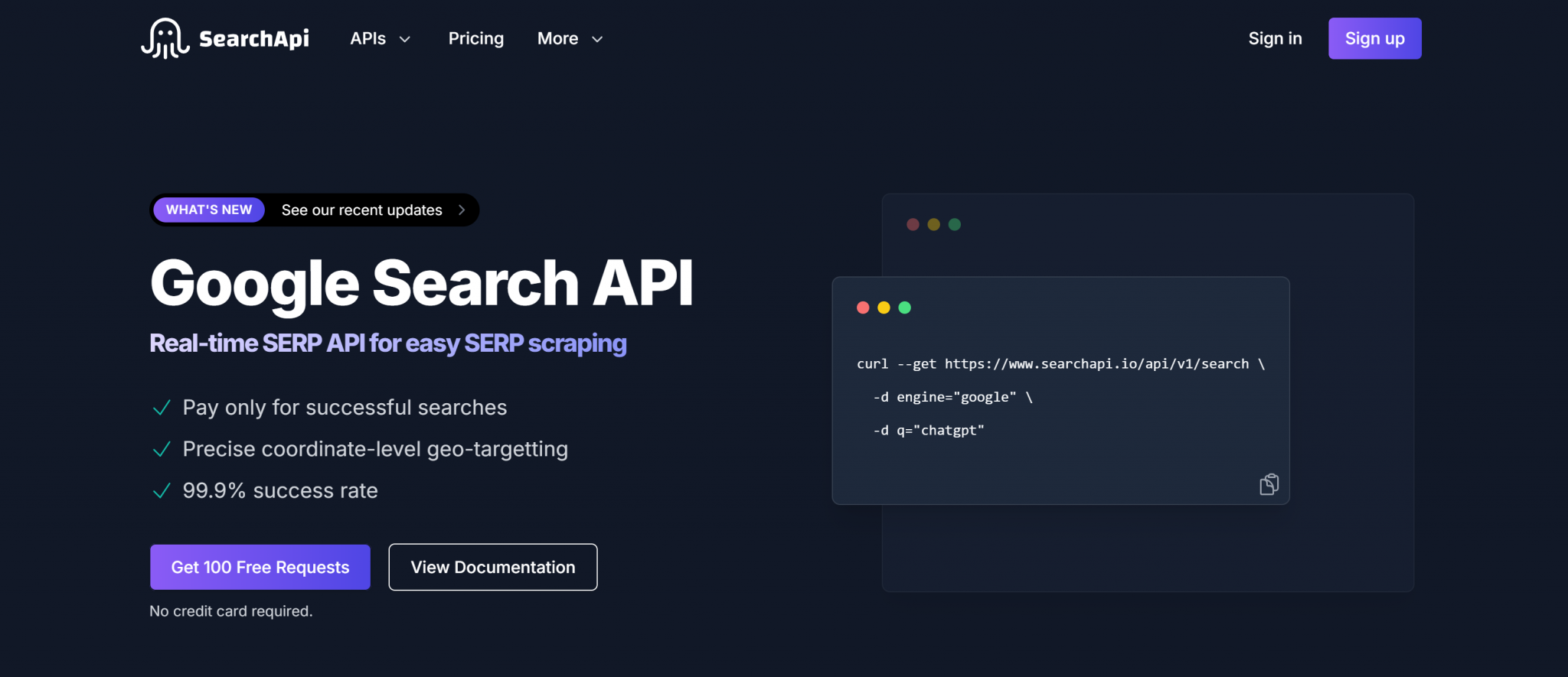 SearchApi 的 Google Search API