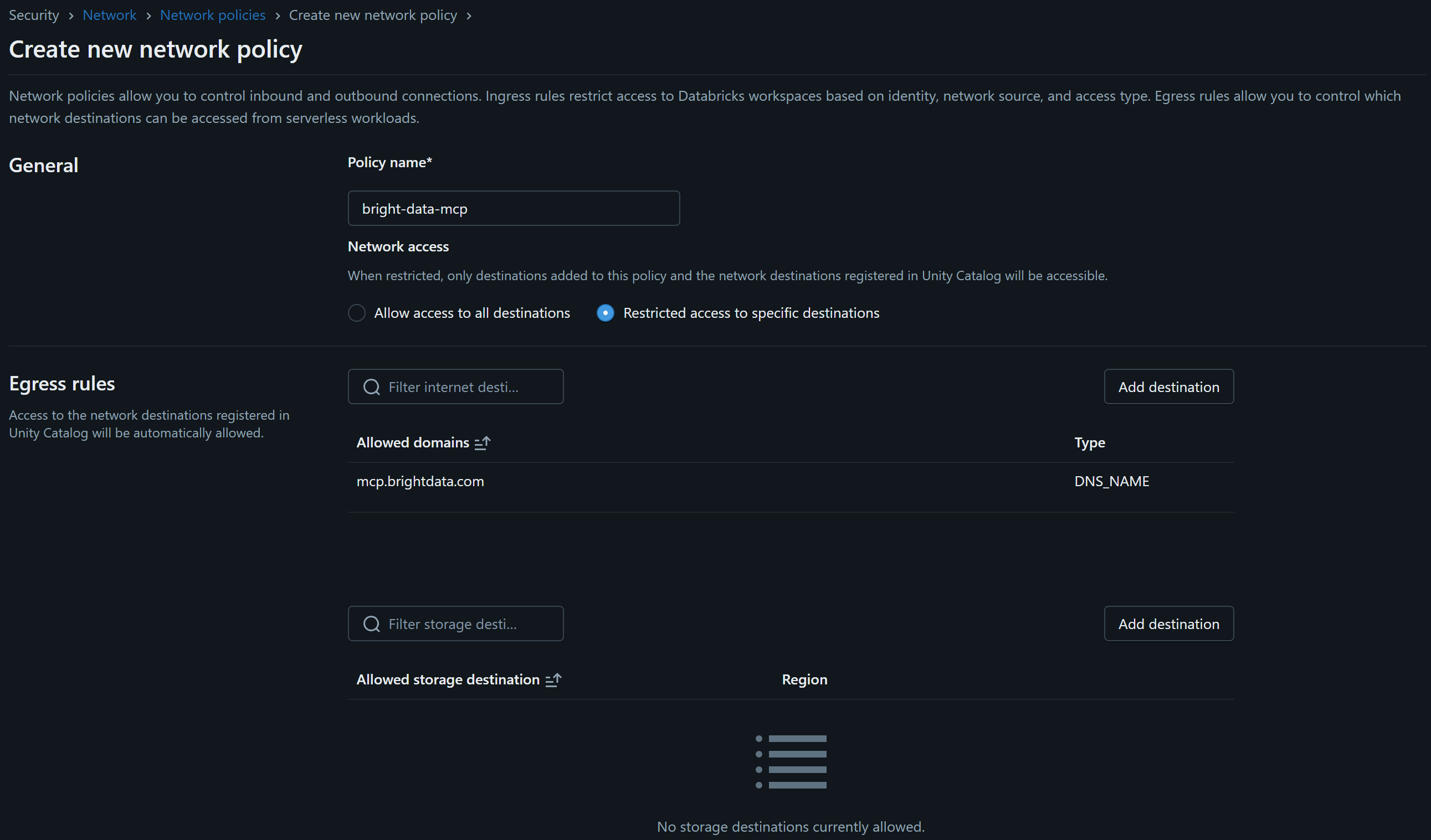 将 “mcp.brightdata.com” 配置为已批准的域