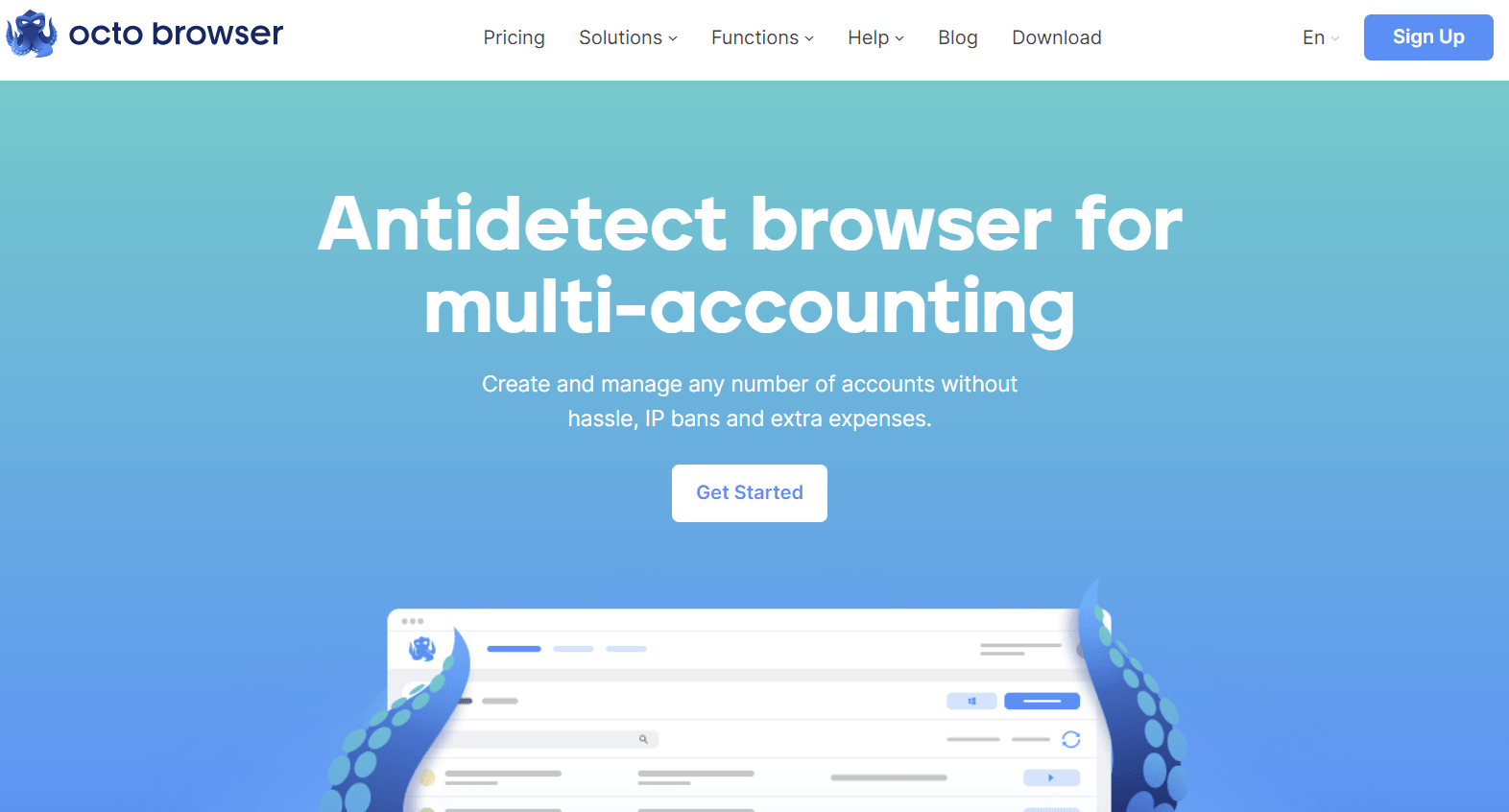 Octo Browser 网站首页