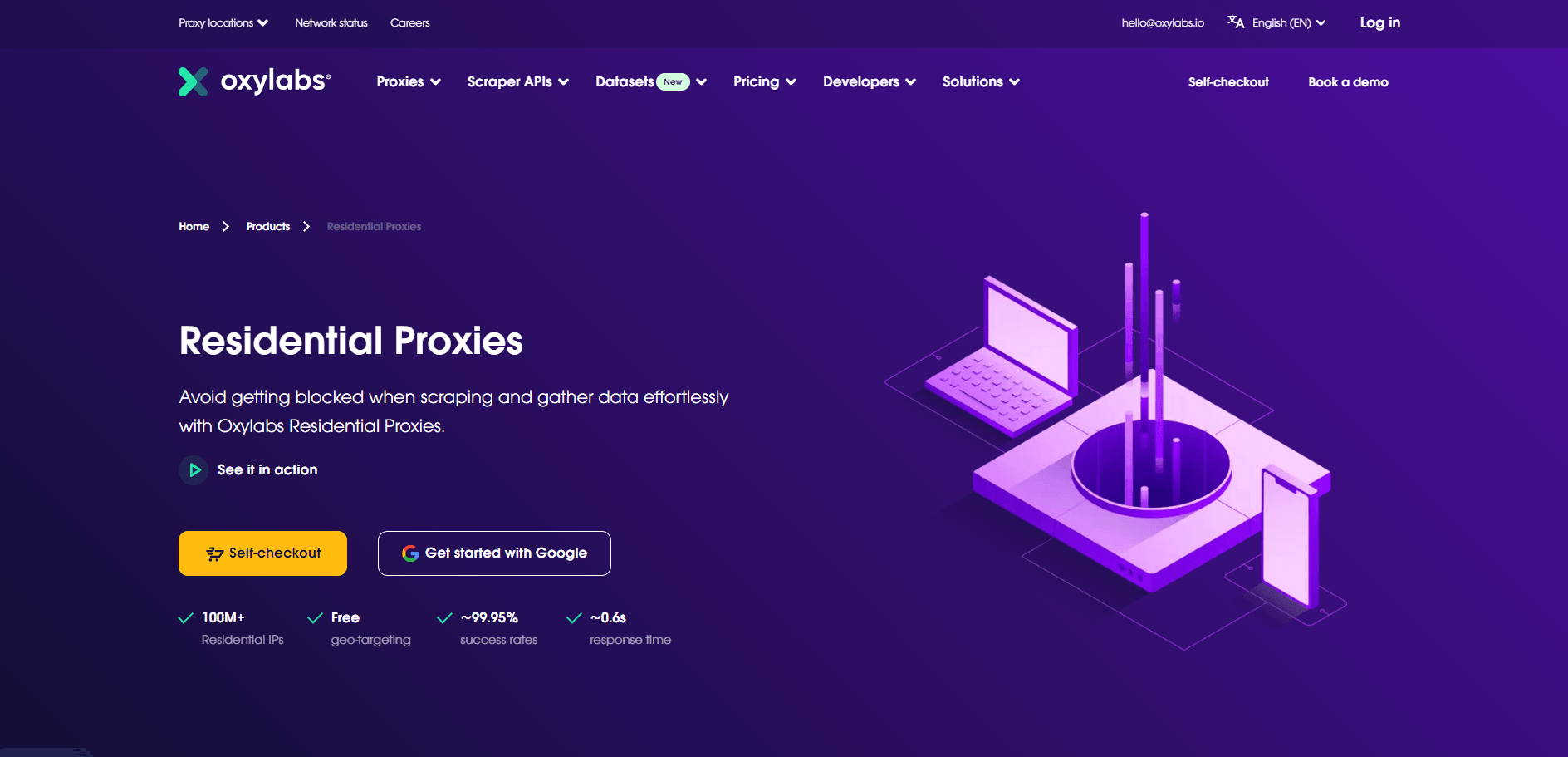 Oxylabs 的住宅代理