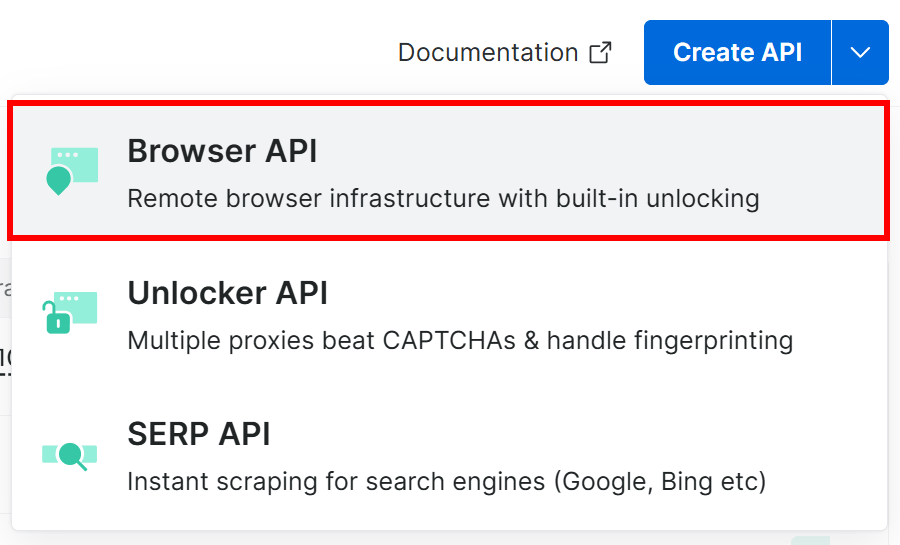 创建新的 Browser API