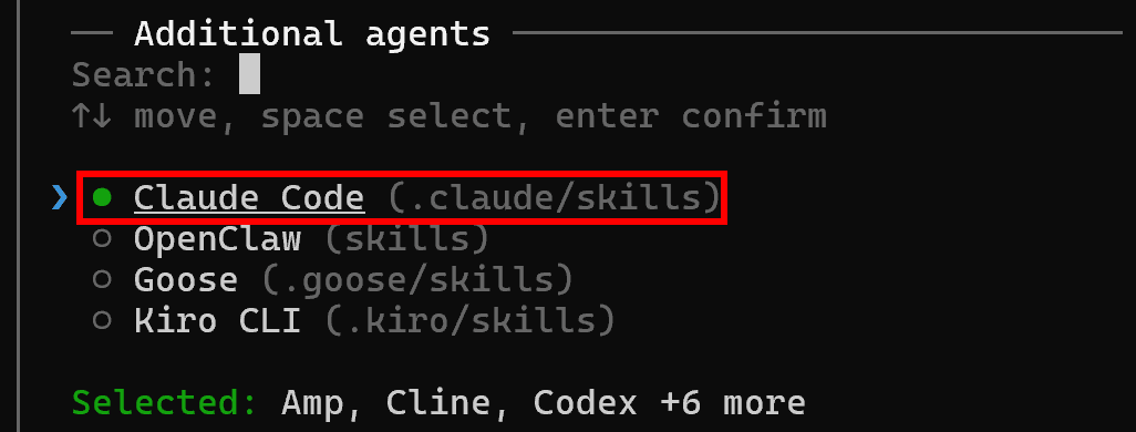 选择“Claude Code”选项