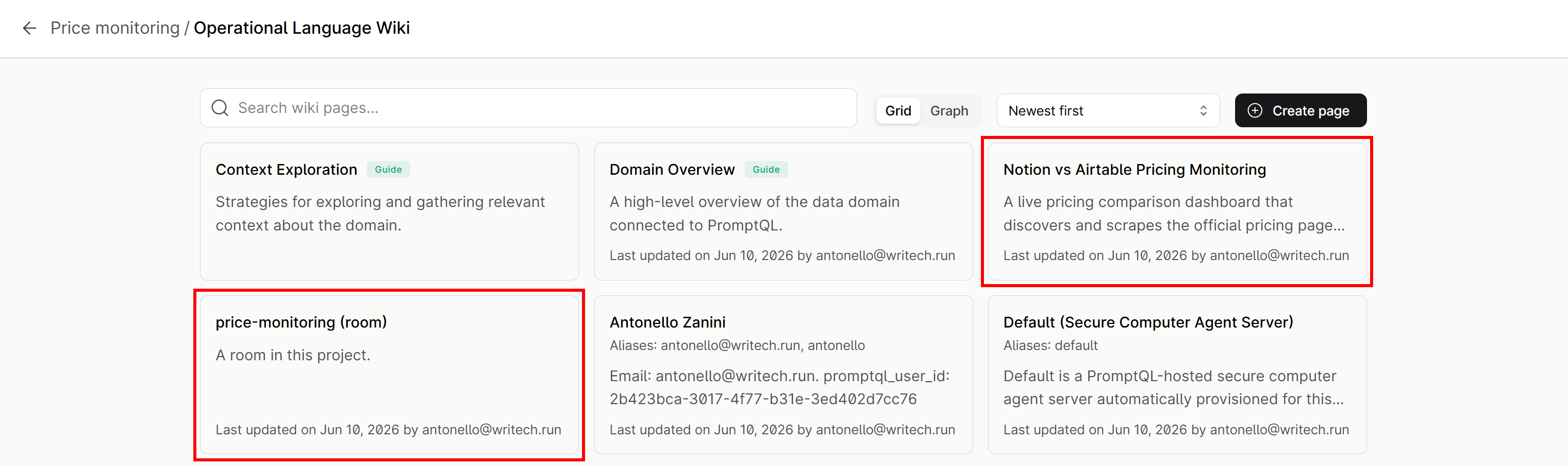 注意“Notion 与 Airtable 定价监控”和“price-monitoring（房间）”wiki 页面