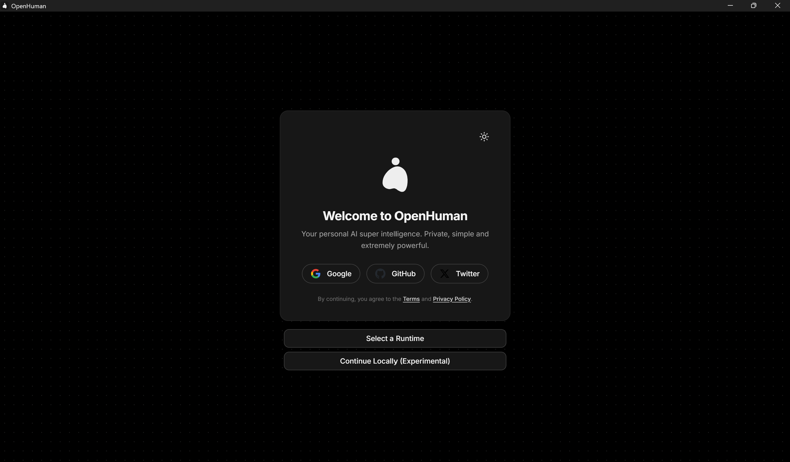 注册 OpenHuman